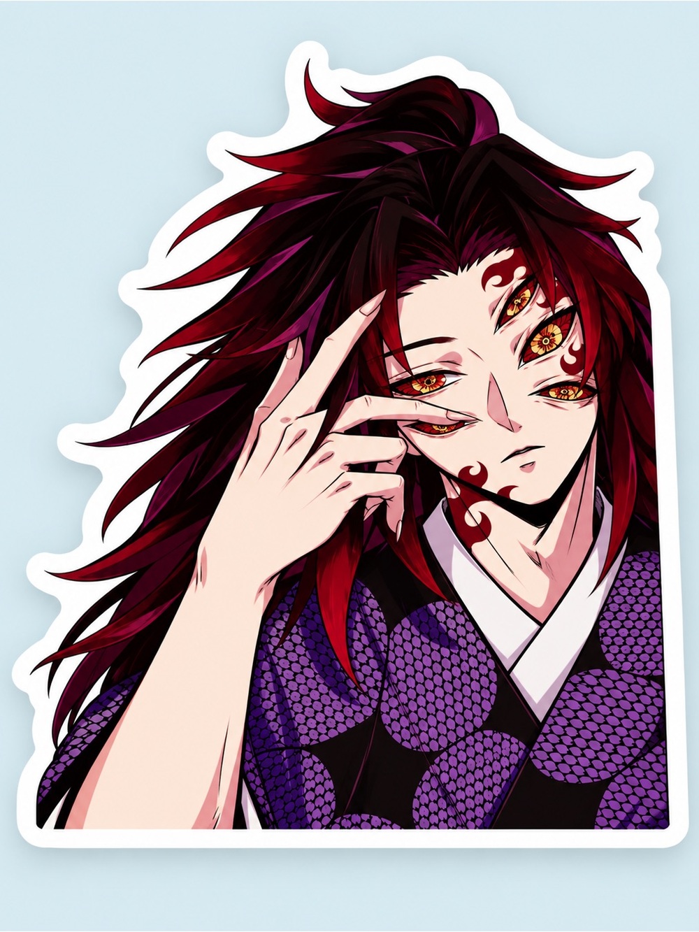 Kokushibo | Demon Slayer | Anime Vinyl Sticker | 5/$10